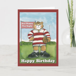 Invitations Faire Part Cartes Anniversaire Rugby Zazzle Fr