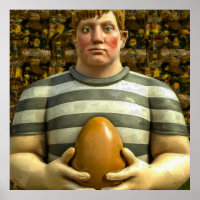 Joueur de rugby - Rugby Peinture Impression