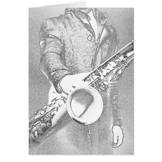 joueur de saxophone (Devant)