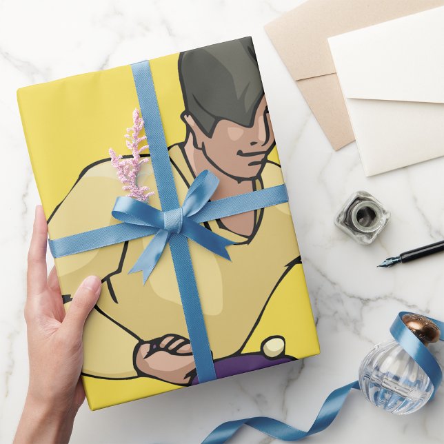 Joueur de Tennis de Table Papier Cadeau (Créateur téléchargé)