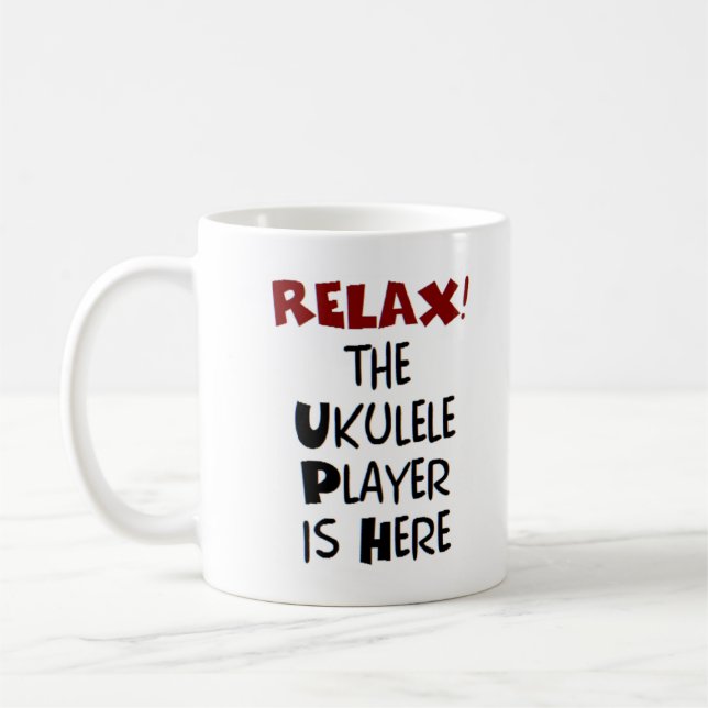 joueur de ukulélé est ici mug (Gauche)