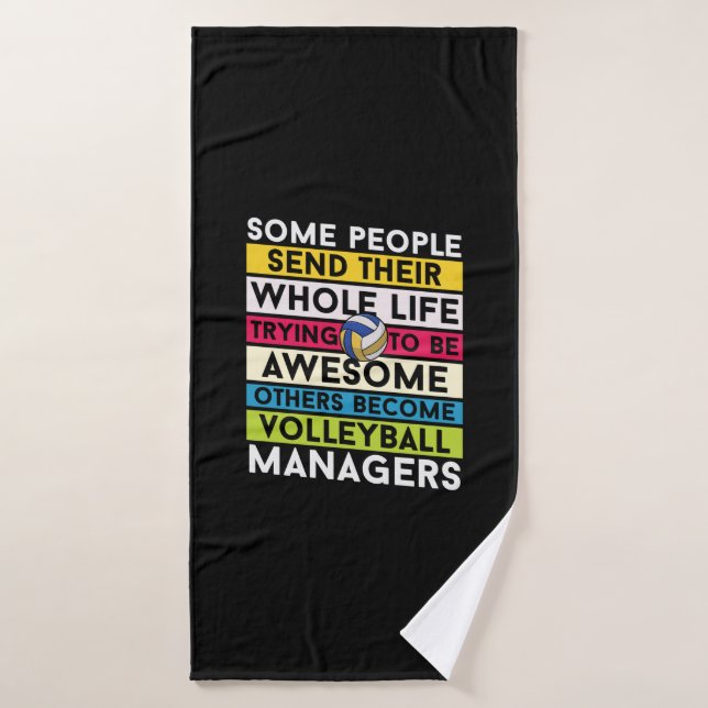 Joueur de volley-ball | Managers de volley-ball (Serviette de bain)