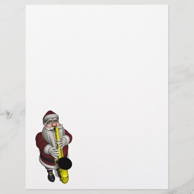 Joueur du Saxophone du Père Noël (Devant)