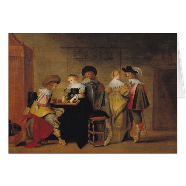 Joueurs de backgammon (Devant horizontal)