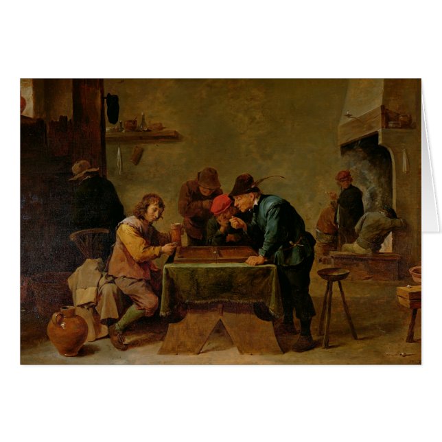 Joueurs de backgammon, c.1640-45 (Devant horizontal)