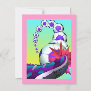 JOUEURS DE FOOTBALL INVITATIONS À LA PARTIE THÉMAT