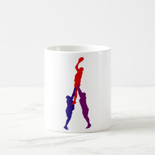 Joueurs de Rugby Lineout Sport Mug