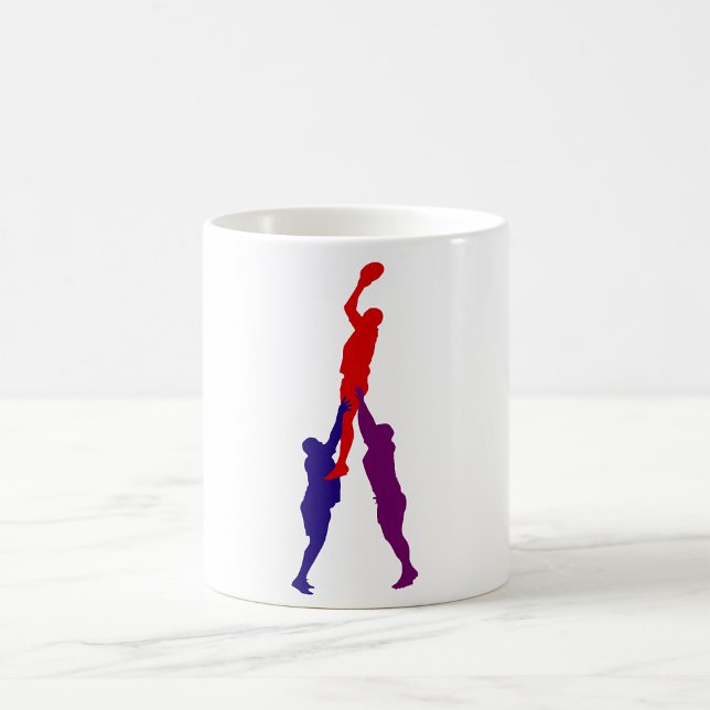 Joueurs de Rugby Lineout Sport Mug (Créateur téléchargé)