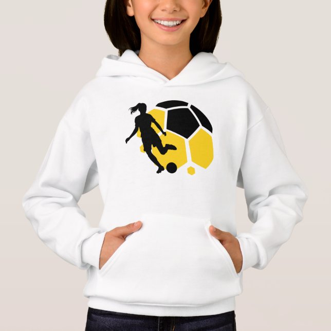 Joueuse de football, Cadeau d'anniversaire, équipe (Devant)