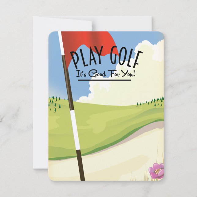 Jouez au golf ! C'est bon pour vous ! (Devant)