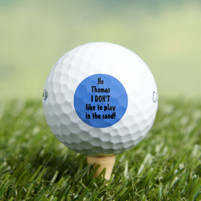 Jouez dans le sable Citation Drôles Balles de golf (T-shirt Insitu)