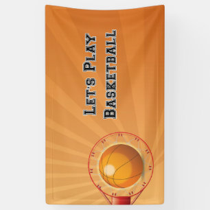 Jouons à Basketball bannière
