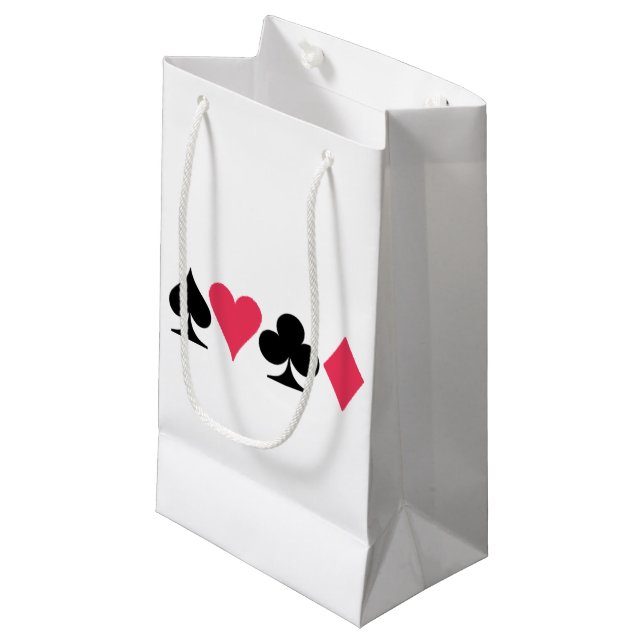 Jouons aux cartes Sac cadeau (Devant Angle)