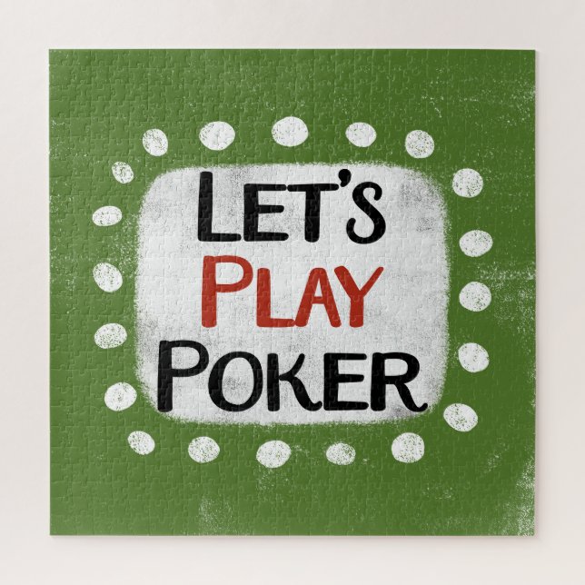 Jouons Poker Jigsaw Puzzle Puzzle (Vertical)