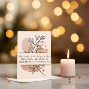 Jour 17 Affirmation de l'enseignant Carte santé me