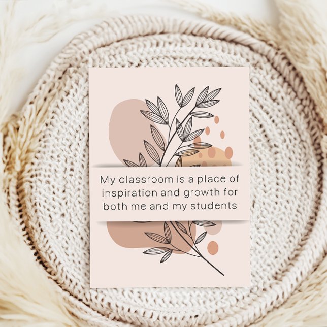 Jour 3 Affirmation de l'enseignant Carte de santé  (teacher affirmation card)