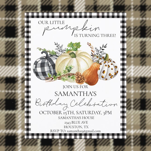 Jour d'anniversaire d'Halloween Enfants Citrouille (Créateur téléchargé)