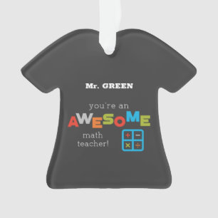 Jour d'appréciation de l'enseignant de mathématiqu