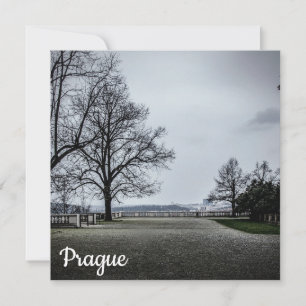 Jour d'automne gris à Prague