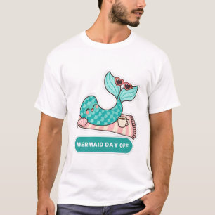 Jour de congé de sirène T-shirt de sirène mignon k