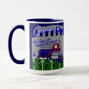 Jour de football Moose & Ostrich Mug