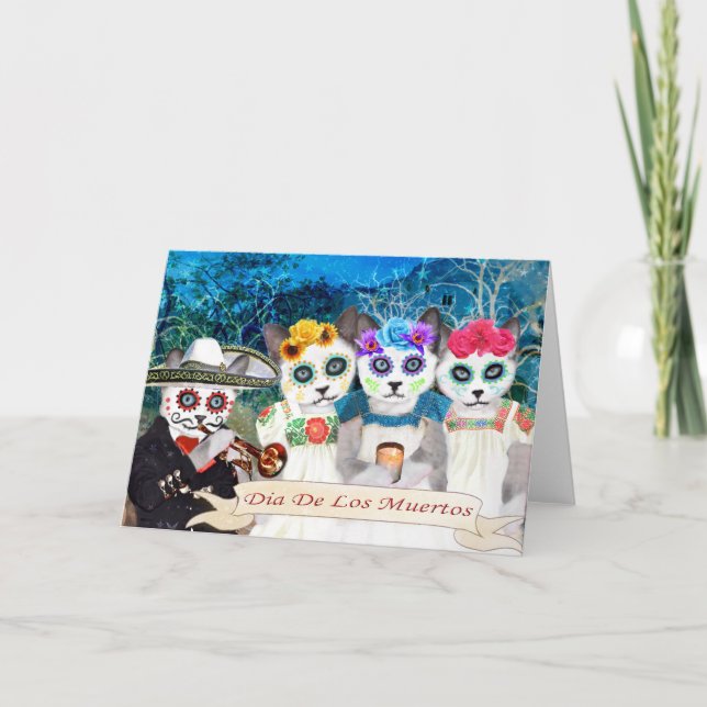 Jour de la carte Los Muertos Kittens (Devant)
