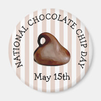 Jour de la chipe au chocolat 15 mai Magnet aliment