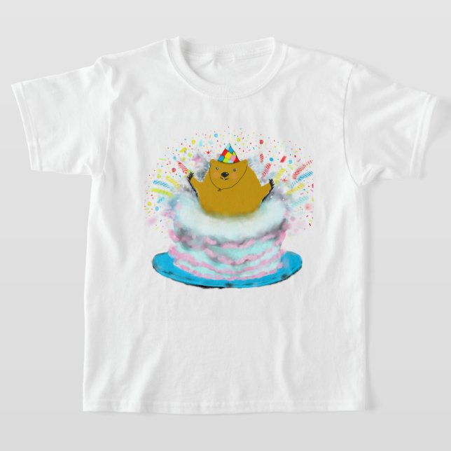 Jour de la marmotte Anniversaire T-shirt (Poser)