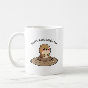 Jour de la marmotte Kawaii Mug