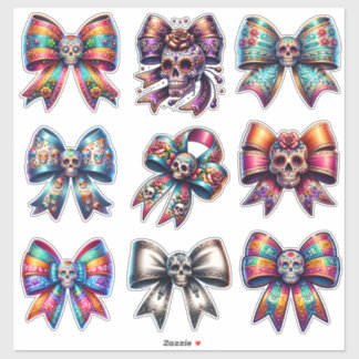 Jour de la mort Coquette Custom-Cut Vinyl Sticker