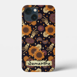 Jour de la mort squelette mains coque iphone flora