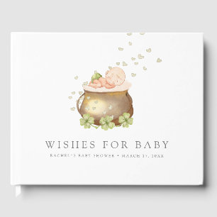 Jour de la Saint Patrick baby shower livre d'or