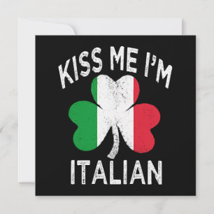 jour de la saint patrick embrassez-moi je suis ita