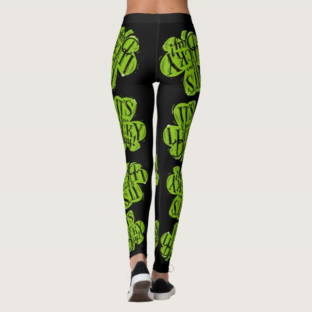 Jour de la Saint Patrick leggings pour femmes (Dos)