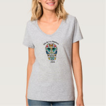 Jour de l'Esprit mort Animal Sugar Skull T-Shirt
