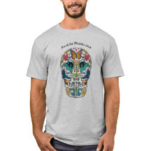 Jour de l'Esprit mort Animal Sugar Skull T-Shirt