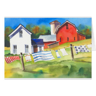 Jour de lessive à la ferme