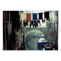 Jour de lessive à Venise Italie