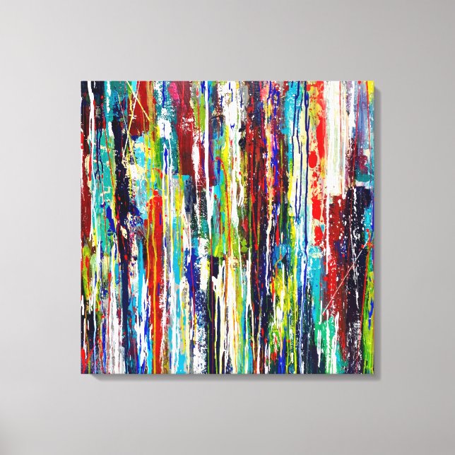 Jour de l'Indépendance 24 x 24 Toile Encadrée (Recto)