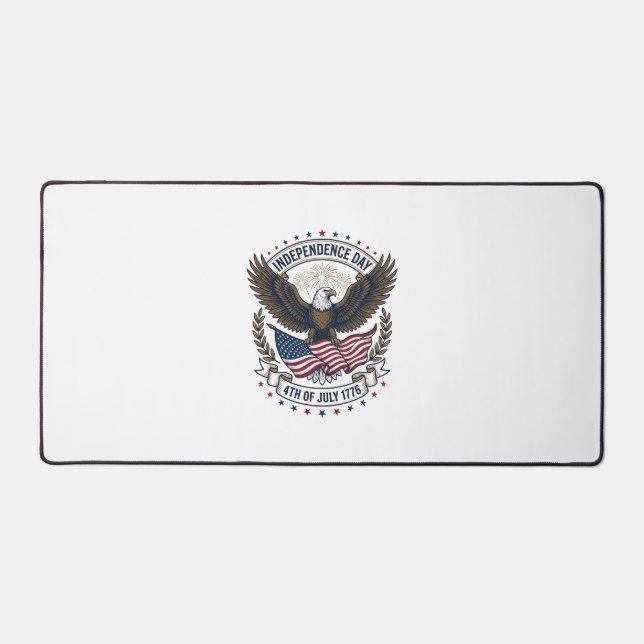 Jour de l'Indépendance Eagle Drapeau Chemise Vinta (Recto)