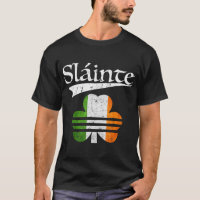 Jour de l'Saint Patrick slainte irlandais T-shirt 