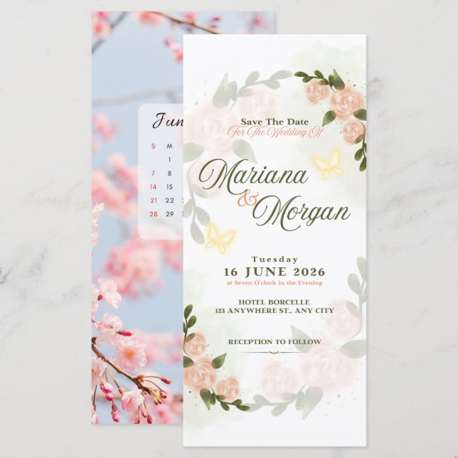 JOUR DE MARIAGE 2026 (Devant / Derrière)