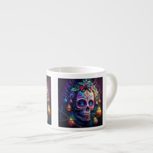 Jour de Noël de la Mug d'Espresso Morts (Devant droit)