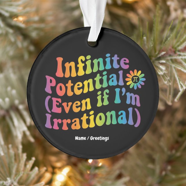 Jour de Pi Irrationnel au Potentiel Infini Rétro M (Arbre)