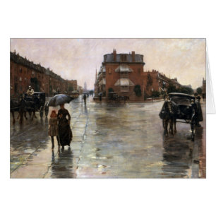 Jour de pluie, Boston de Frederick Childe Hassam