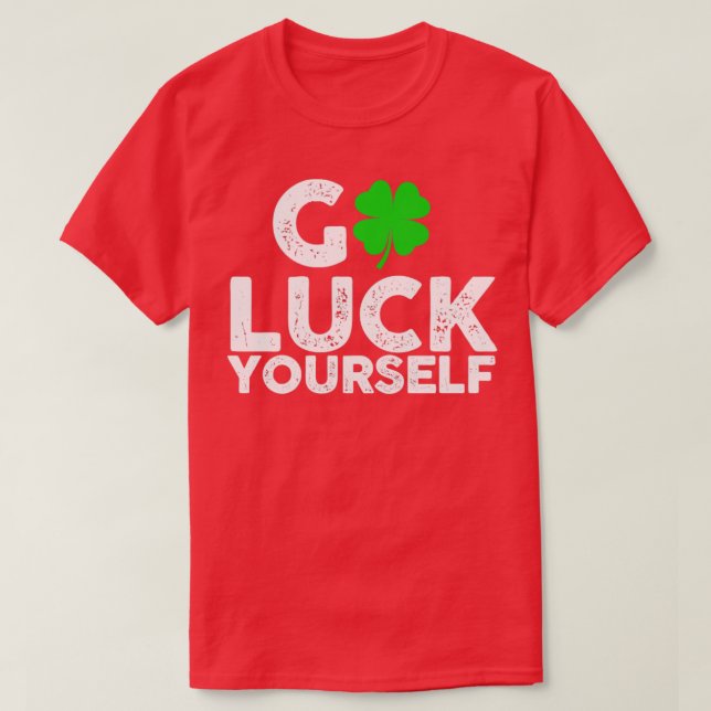 Jour de Saint-Patricks amusant TShirt pour les adu (Design devant)