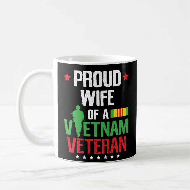 Jour de vétérans fier de tasse de café de vétéran (Gauche)