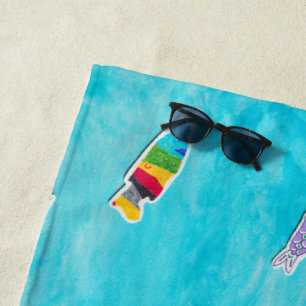 Jour des enfants serviette de plage Koinobori