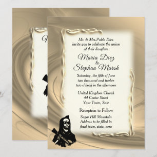 Jour des invitations de mariage mortes