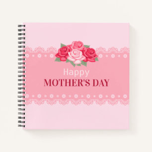 Jour des mères florales élégantes   CARNET